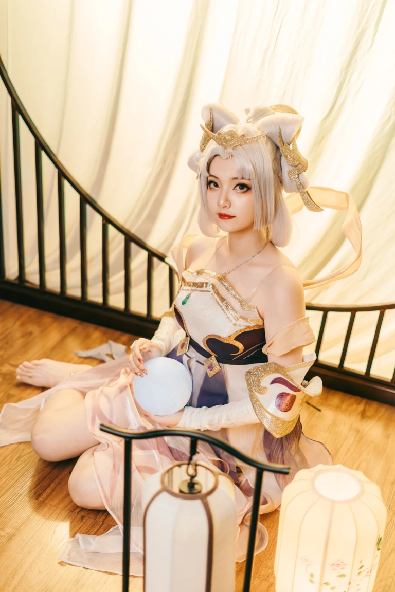 许枳《美丽的嫦娥》主题写真：21张全套美图