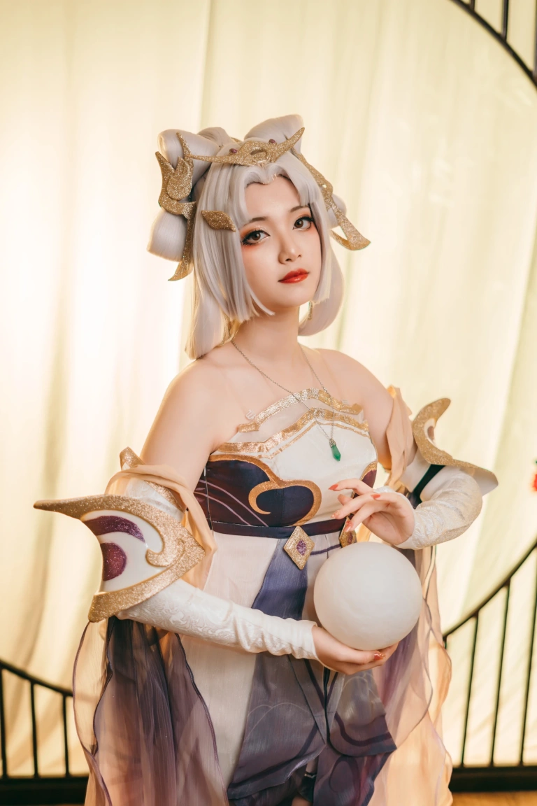 许枳《美丽的嫦娥》主题写真：21张全套美图