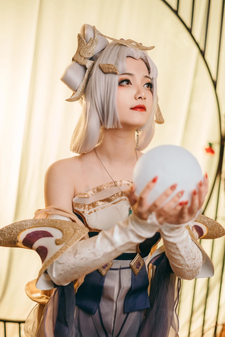 许枳《美丽的嫦娥》主题写真：21张全套美图