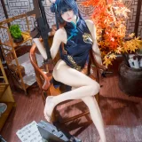 九柒喵《碧蓝档案 妃咲》主题写真：28张全套美图