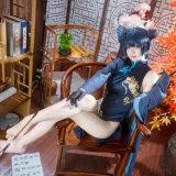 九柒喵《碧蓝档案 妃咲》主题写真：28张全套美图
