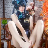 九柒喵《碧蓝档案 妃咲》主题写真：28张全套美图