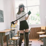 星黛鹿鹿《日常女警》主题写真：33张全套美图