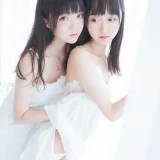 木棉棉《朝（白裙×白裙）（&桜桃喵）》主题写真：58张全套美图