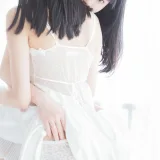 木棉棉《朝（白裙×白裙）（&桜桃喵）》主题写真：58张全套美图