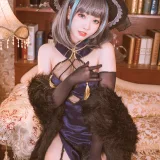 宮本桜《柴郡旗袍 音乐绚烂CaitSith》主题写真：20张全套美图