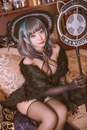 宮本桜《柴郡旗袍 音乐绚烂CaitSith》主题写真：20张全套美图
