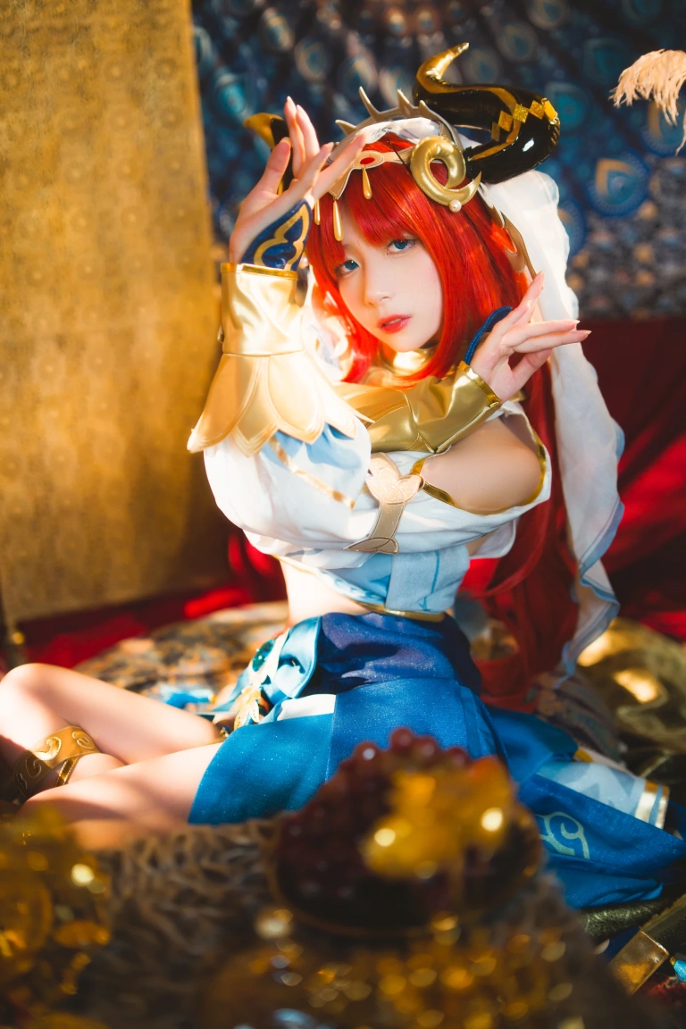 清青琴玖《原神COS · 妮露》主题写真：29张全套美图