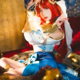 清青琴玖《原神COS · 妮露》主题写真：29张全套美图