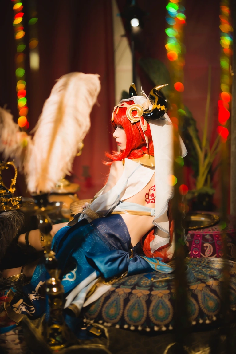 清青琴玖《原神COS · 妮露》主题写真：29张全套美图