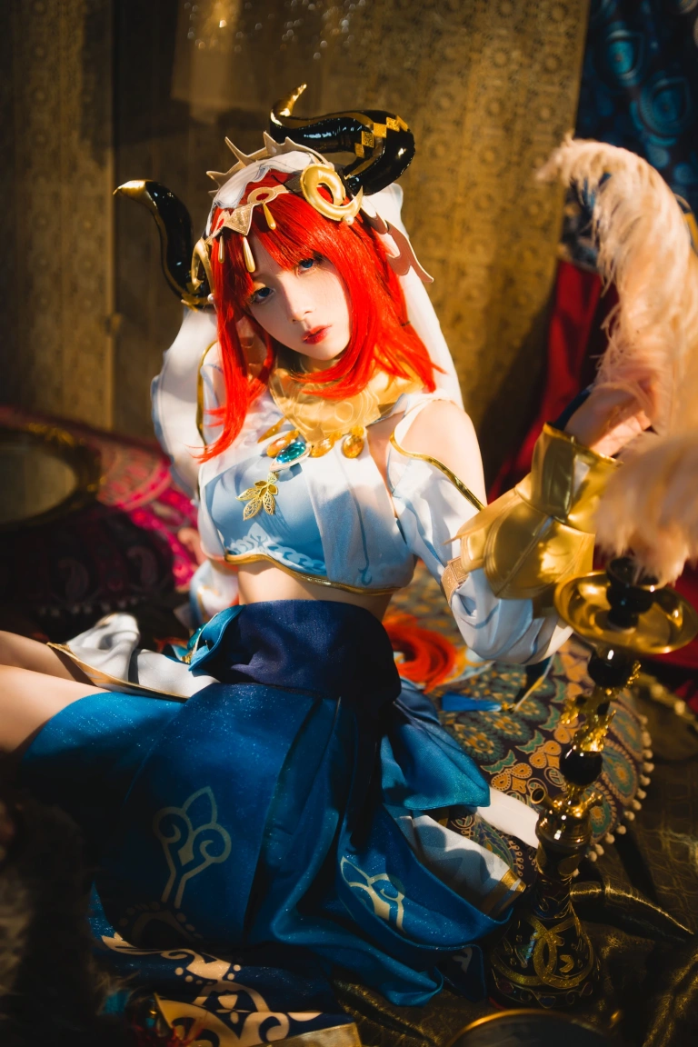 清青琴玖《原神COS · 妮露》主题写真：29张全套美图