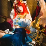 清青琴玖《原神COS · 妮露》主题写真：29张全套美图