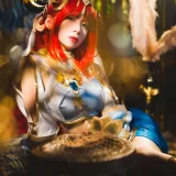 清青琴玖《原神COS · 妮露》主题写真：29张全套美图