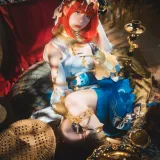 清青琴玖《原神COS · 妮露》主题写真：29张全套美图