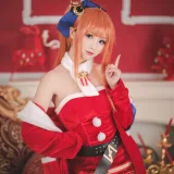 面饼仙儿《FAL圣诞》主题写真：19张全套美图