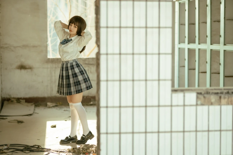 桃良阿宅《JK》主题写真：20张全套美图