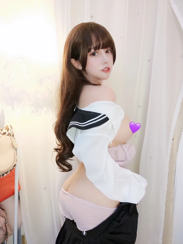 过期米线线喵《JK》主题写真：36张全套美图