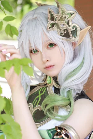 朝霧愛《Nahida 納西妲》主题写真：37张全套美图