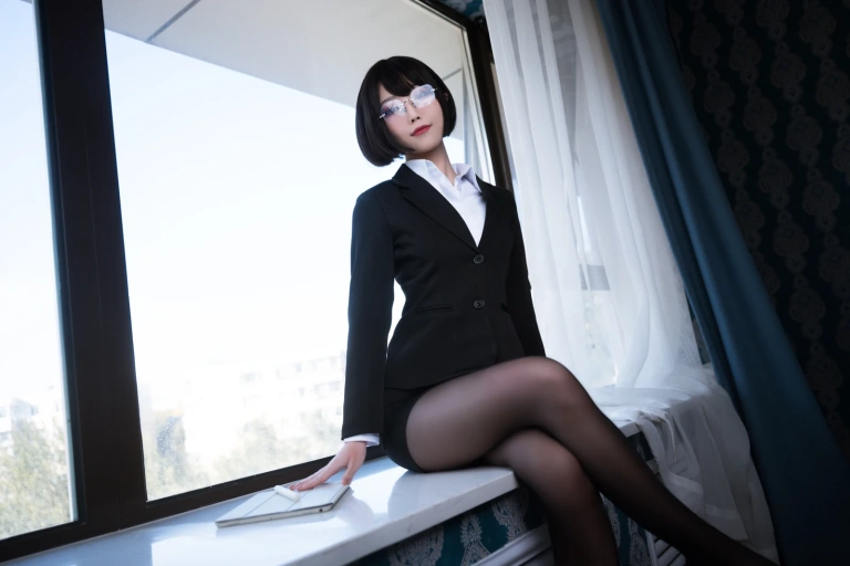 汪知子《OL》主题写真：16张全套美图