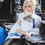 焖焖碳《Saber旗袍》主题写真：28张全套美图