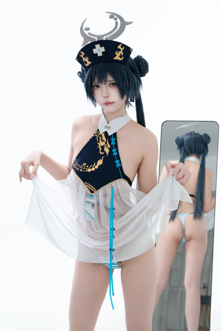 君颜圆又圆《妃咲护士同人》主题写真：101张全套美图，含2个视频