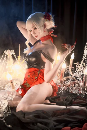 瓦斯塔亚小龙虾《灵魂探戈伊芙琳》主题写真：12张全套美图