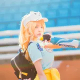 桜桃喵《花木兰青春决赛季》主题写真：12张全套美图