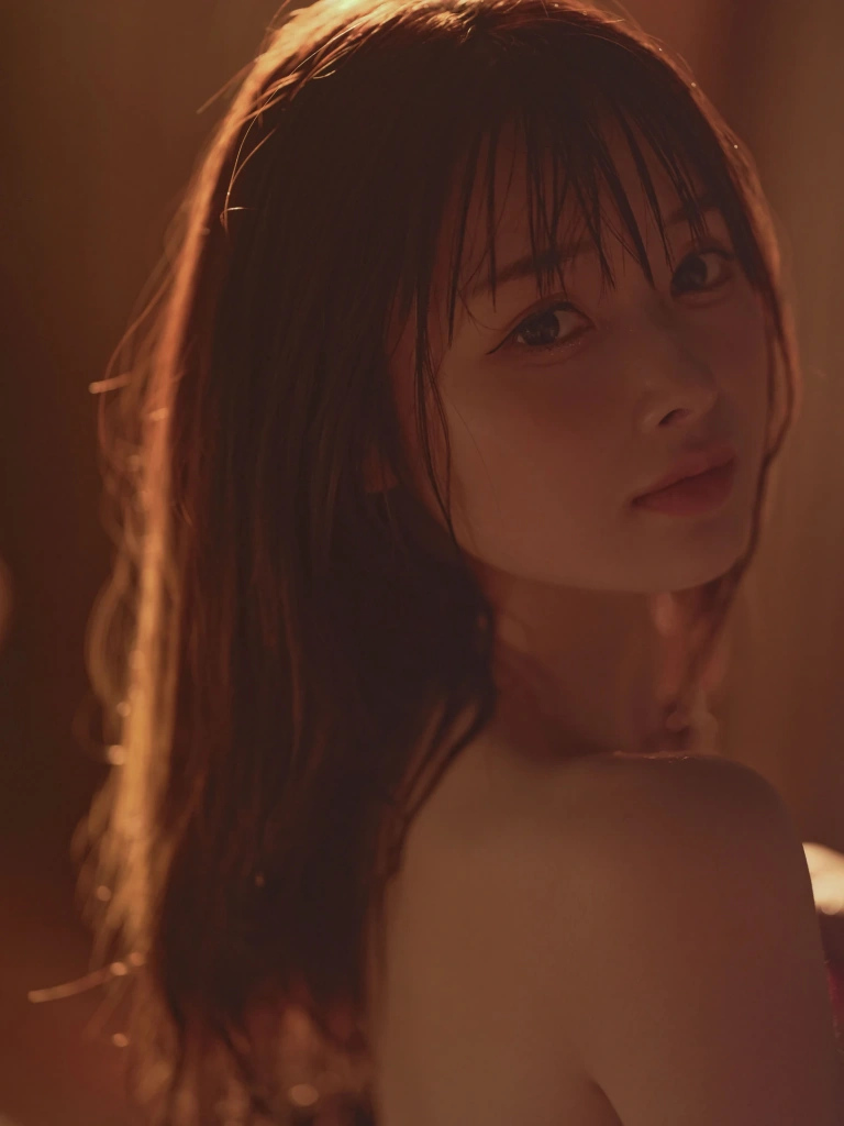 河豚抚子《温泉》主题写真：14张全套美图