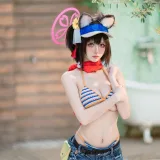 九柒喵《水忍忍》主题写真：18张全套美图