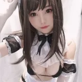 蜜汁猫裘《黑白女仆》主题写真：25张全套美图