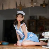 清青琴玖《小厨娘》主题写真：27张全套美图
