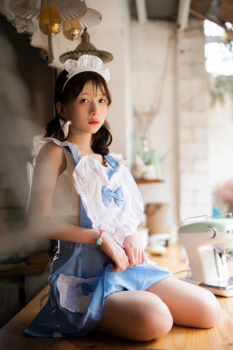 清青琴玖《小厨娘》主题写真：27张全套美图