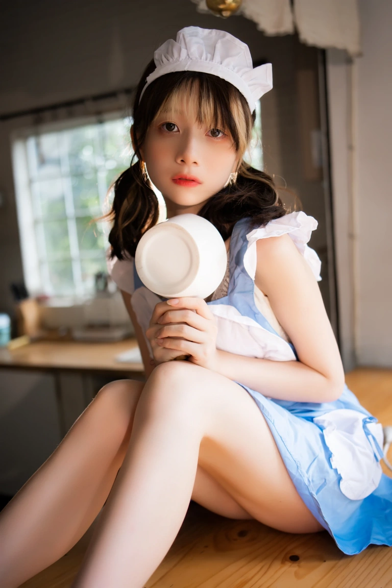 清青琴玖《小厨娘》主题写真：27张全套美图