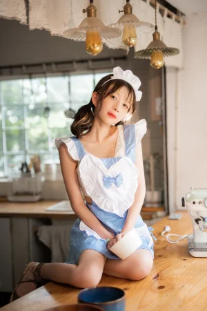 清青琴玖《小厨娘》主题写真：27张全套美图