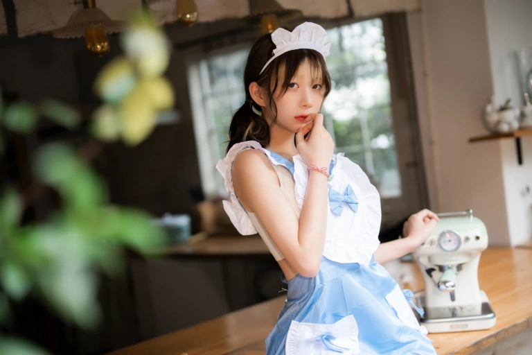 清青琴玖《小厨娘》主题写真：27张全套美图