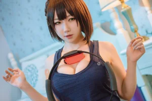 是本末末《健身环运动套装》主题写真：30张全套美图
