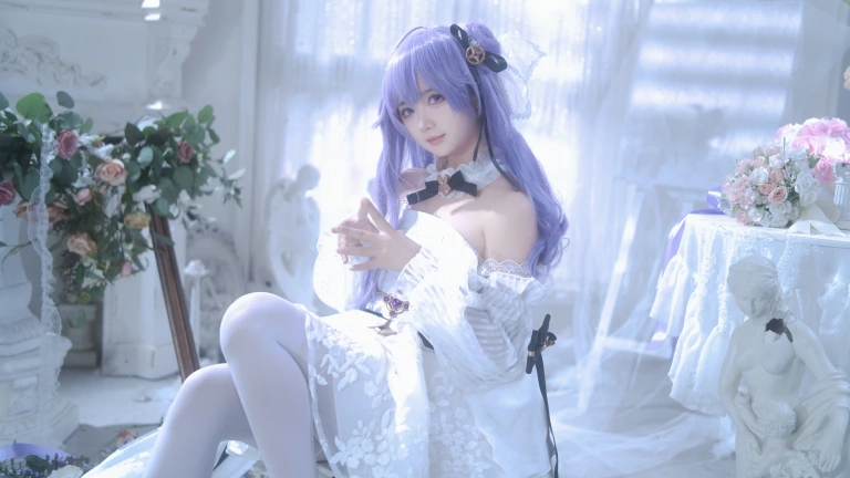 喜欢爱理吗《独角兽花嫁》主题写真：31张全套美图