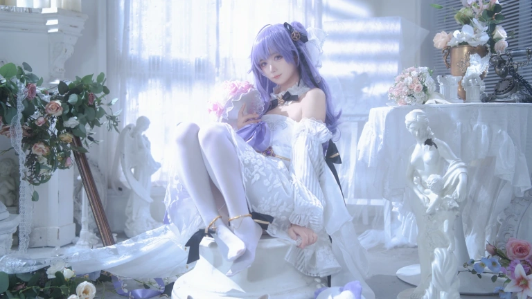 喜欢爱理吗《独角兽花嫁》主题写真：31张全套美图