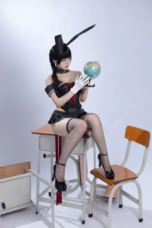 九言《卯月桃子》主题写真：33张全套美图
