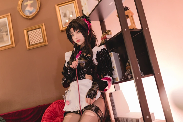 杏仁曲奇《杀生院》主题写真：38张全套美图