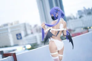 三水子《紫色双马尾魅魔》主题写真：48张全套美图