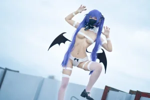 三水子《紫色双马尾魅魔》主题写真：48张全套美图