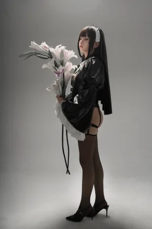 花铃《杀戮修女》主题写真：89张全套美图