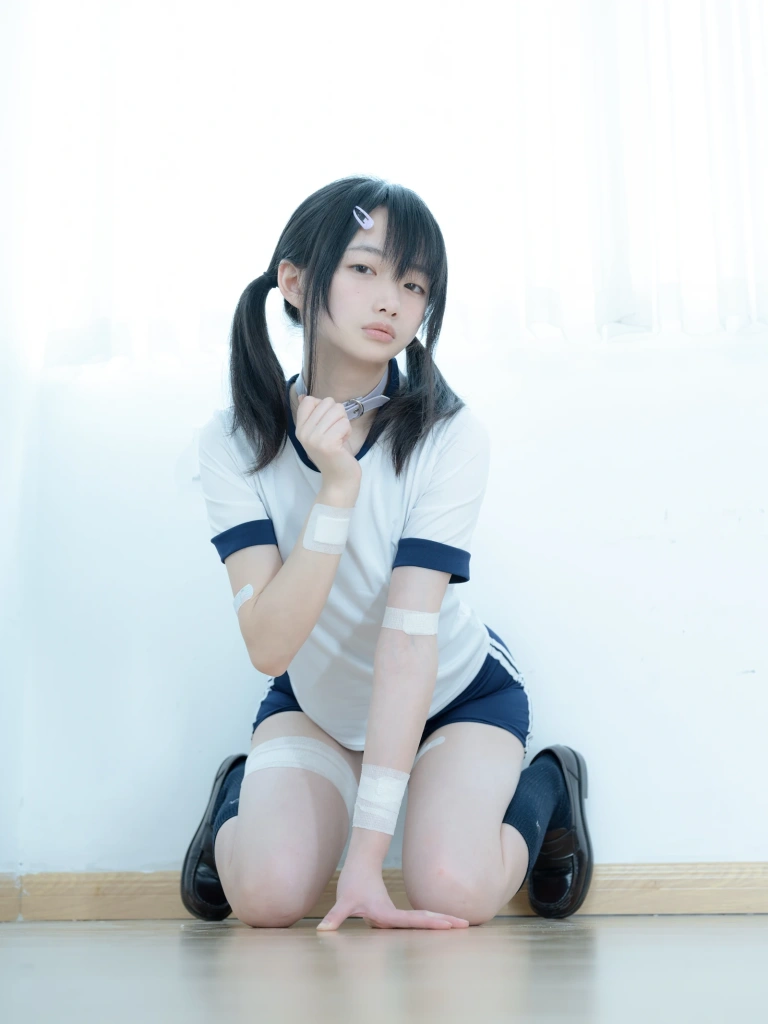 千澄《少女秩序 ACE.02 水着体操服》主题写真：45张全套美图