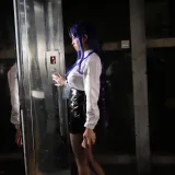 上杉绘黎落《原神 雷电将军同人OL》主题写真：58张全套美图