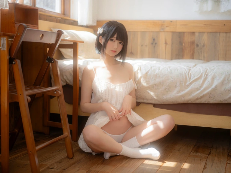 雫しずく《夏休み日記》主题写真：100张全套美图