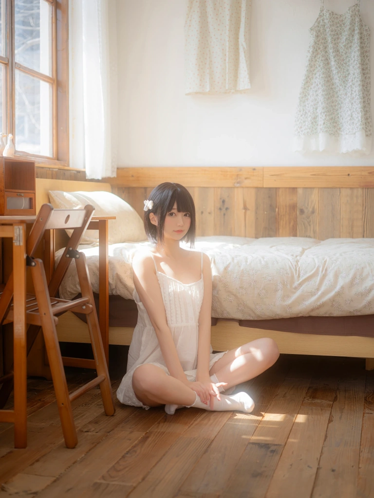 雫しずく《夏休み日記》主题写真：100张全套美图