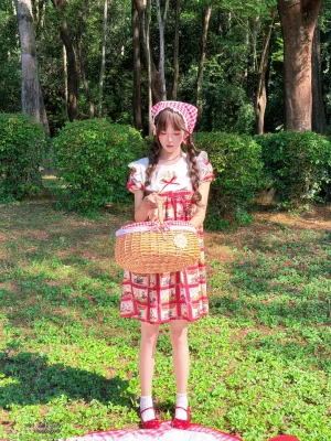 麻薯好吃《野餐篮の最后一层》主题写真：109张全套美图