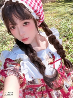 麻薯好吃《野餐篮の最后一层》主题写真：109张全套美图