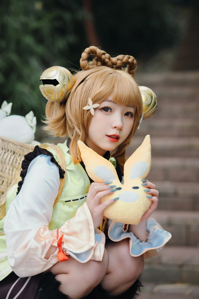 花铃《原神 瑶瑶》主题写真：15张全套美图